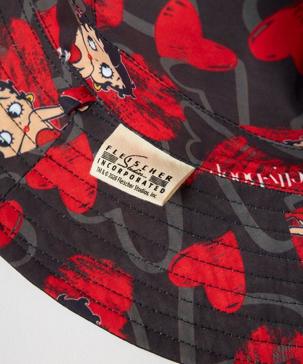FILA GOLF／marie claire 【LOUDMOUTH】BETTYコラボリバーシブルハット Scribble Hearts Penguin Dash Paisley Love Betty
