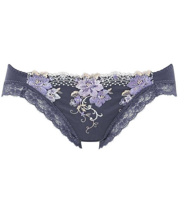 WACOAL ショーツ BED020とペア 綿混ベア天竺素材(バック) はきこみ丈あさめ レディース PEA020 /ワコール バイオレット