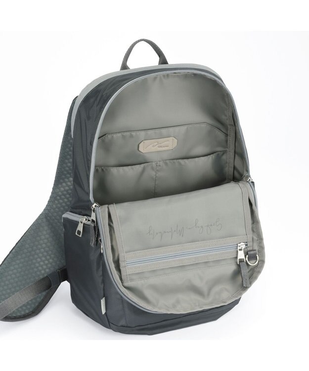 ACE BAGS & LUGGAGE W&.Day/Night モルテルン ラウンドリュック A4サイズ 13.3インチPC収納 20491 ダブルアンド グレー