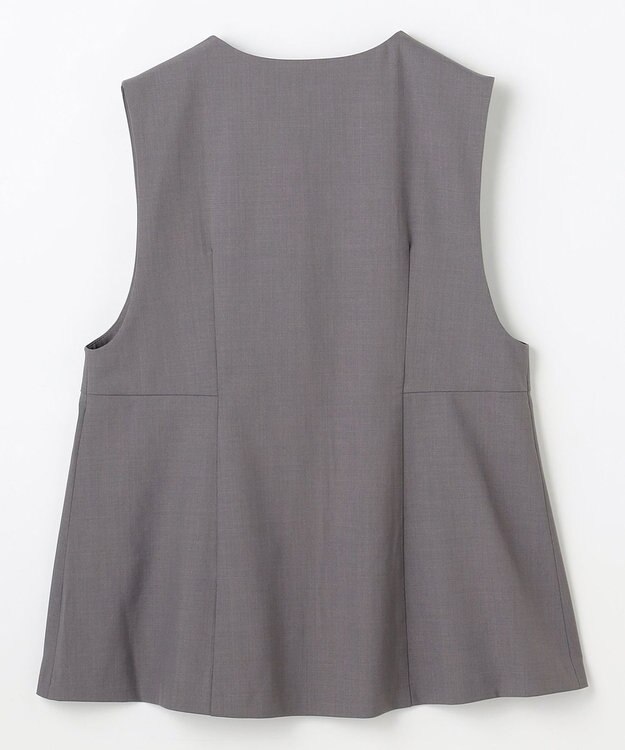 ANY L 【3SET】きちんと見え3点コーデセット（ブラウス＋ジレ＋パンツ） 杢グレー