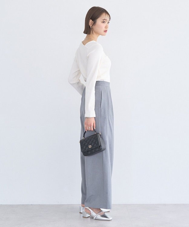 earth music&ecology ラップパンツ Gray