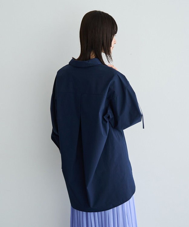 YECCA VECCA イージーケアドロストシャツ Stripe