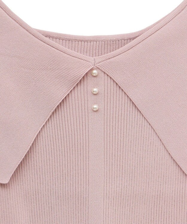 earth music&ecology ビッグカラーノースリニットトップス Pink