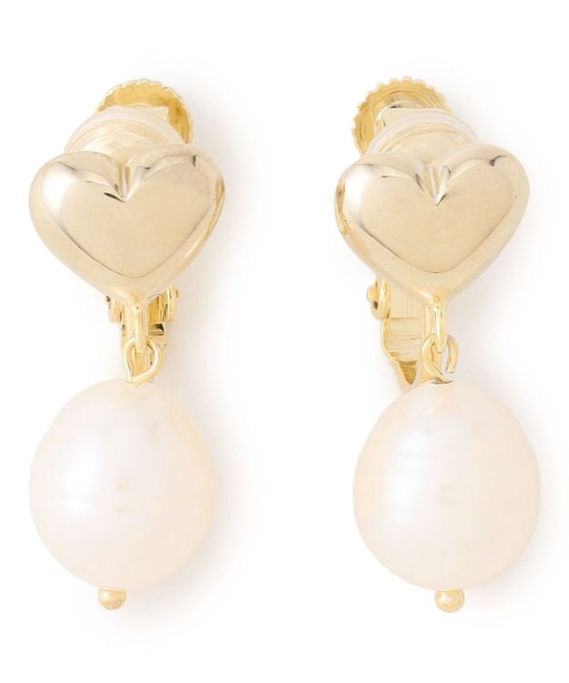 TOCCA FULL HEART EARRINGS イヤリング ゴールド系