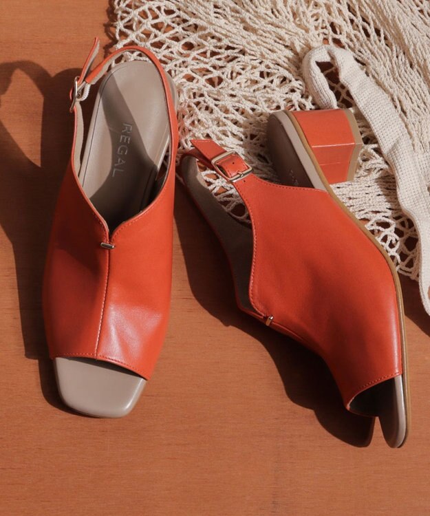 REGAL FOOT COMMUNITY 【リーガルレディース】F30R ソフトカバードサンダル サンダル オレンジ