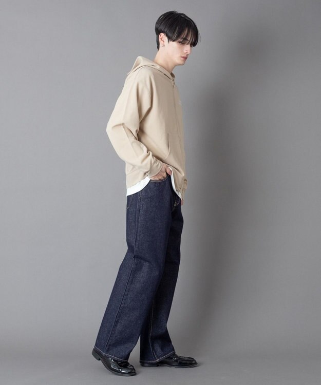 WEGO 【ユニセックス着用ITEM】アンサンブルZIPパーカー（LS） ライトベージュ