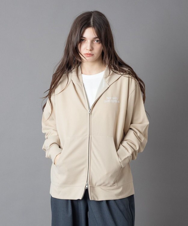 WEGO 【ユニセックス着用ITEM】アンサンブルZIPパーカー（LS） ライトベージュ