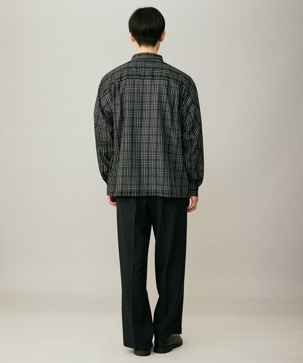 UNFILO MENS ウーリーノ 2タックスラックス ネイビー