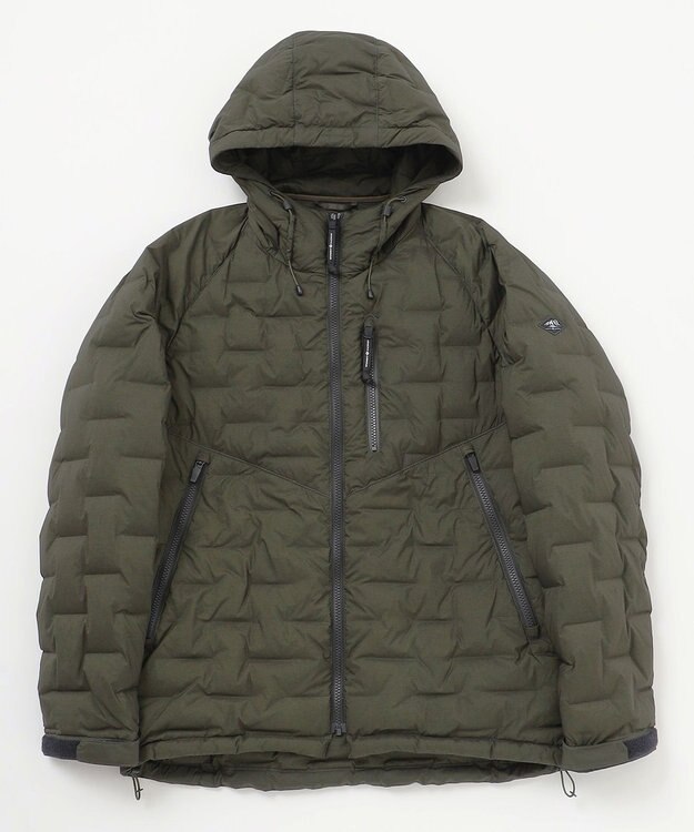 JOSEPH ABBOUD MOUNTAIN 【ストレッチ/撥水/軽量/パッカブル/ライナードッキング対応】2WAYストレッチ ダウン パーカー カーキ系
