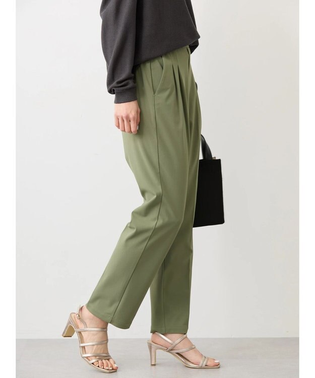 AMERICAN HOLIC 美・美・美接触冷感テーパードパンツ Khaki