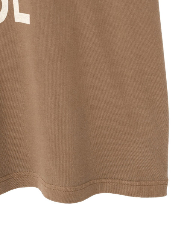 Green Parks ピグメントロゴＴシャツ Brown