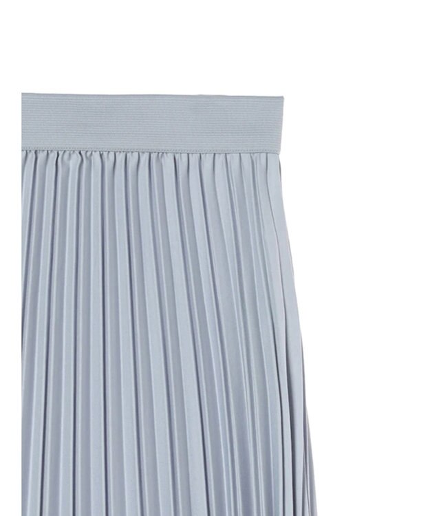 Green Parks プリーツスカート Blue Gray