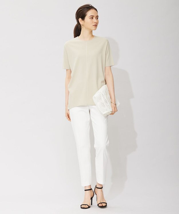 ICB 【洗える】 シェルタリングドライオックス スティックパンツ オフホワイト系