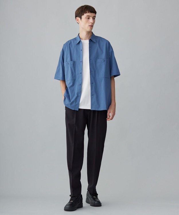 UNFILO MENS スマート テーパードパンツ [24年秋冬商品] ブラック