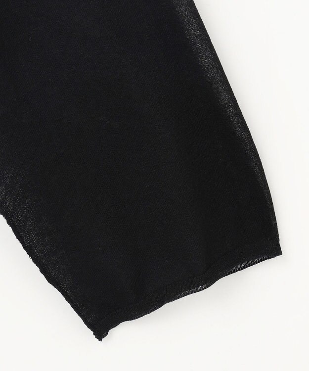 NAVE 【ReNAVE・洗える】シアーニット ロングスリーブ ブラック系