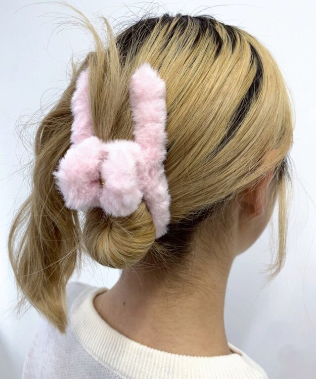 WEGO Lカラーファーバンス ライトピンク