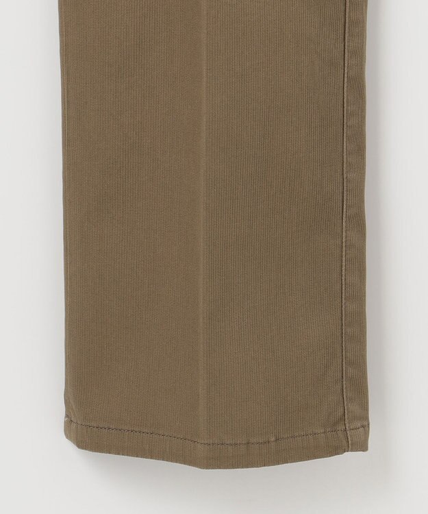 JOSEPH ABBOUD 【ウエストも伸びる】オーガニックストレッチピケ パンツ ベージュ系