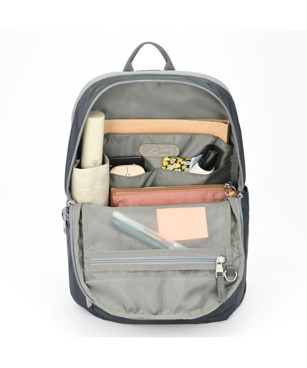 ACE BAGS & LUGGAGE W&.Day/Night モルテルン ラウンドリュック A4サイズ 13.3インチPC収納 20491 ダブルアンド グレー