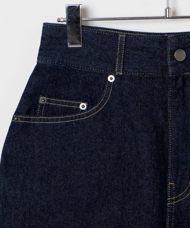 WEGO デニム台形ミニスカート デニム濃色