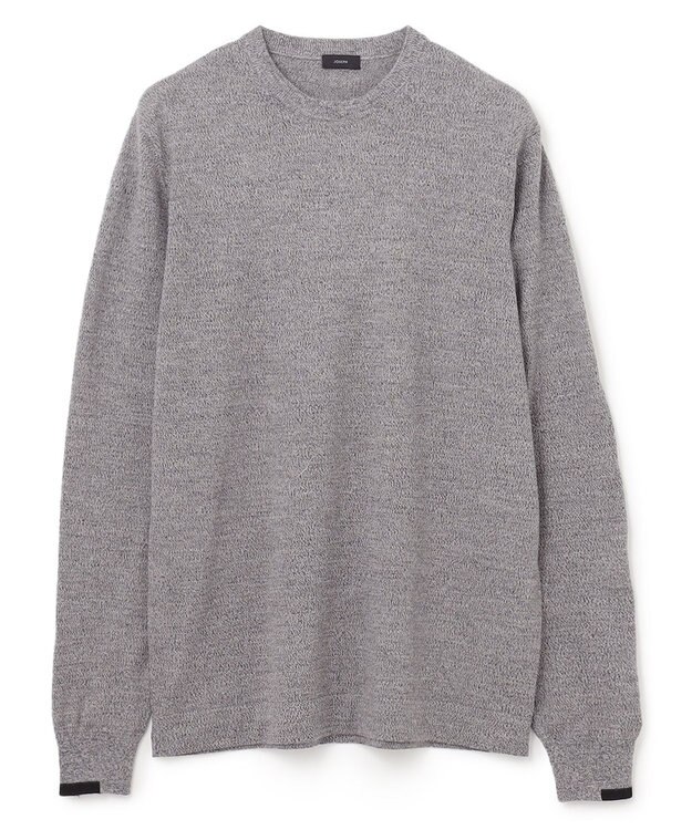 JOSEPH HOMME エッセンシャルメリノ　クルーネック ライトグレー系