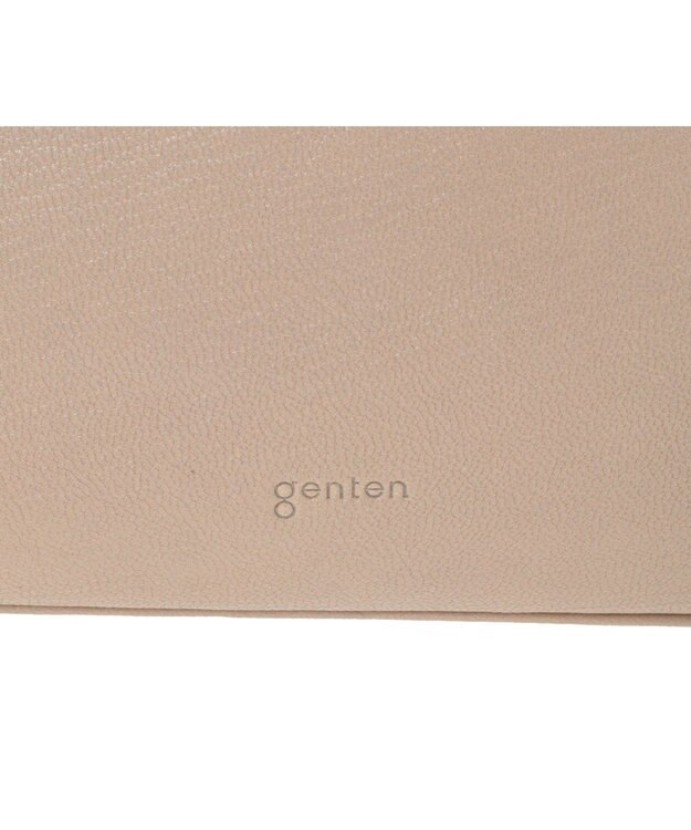 genten ゴートベーシック 横長ボストンバッグ サンドベージュ