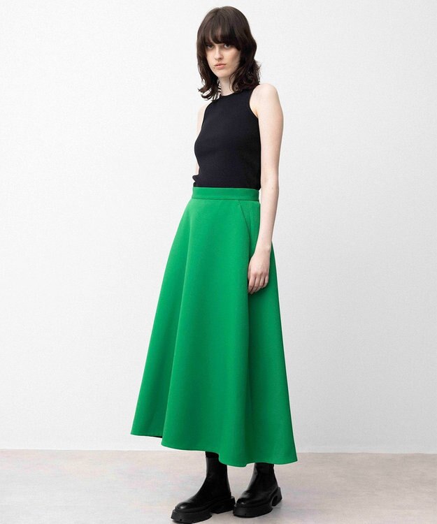 NAVE 【Nave】トリプルクロス スカート グリーン系