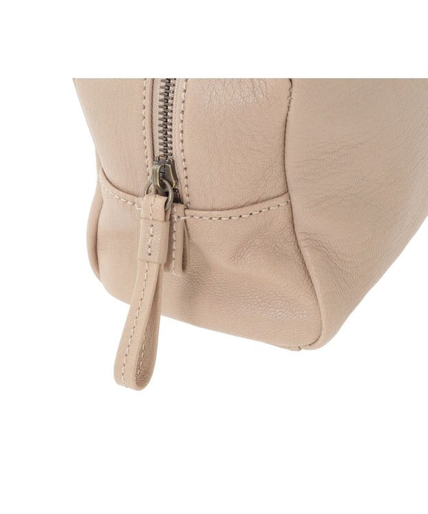 genten ゴートベーシック 横長ボストンバッグ サンドベージュ