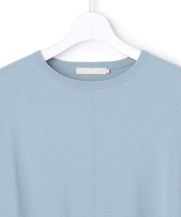 ICB 【先行予約】 ヴィスコースワイド プルオーバー サックスグレー