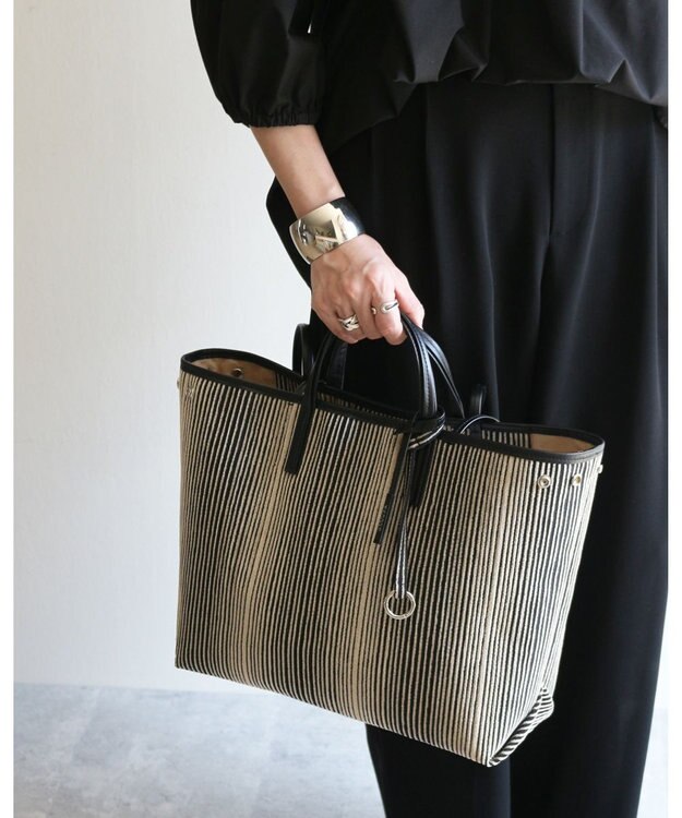 MORROW by thank 【A4サイズ収納可/軽量】VIVIAN OBLONG ミックスストライプ