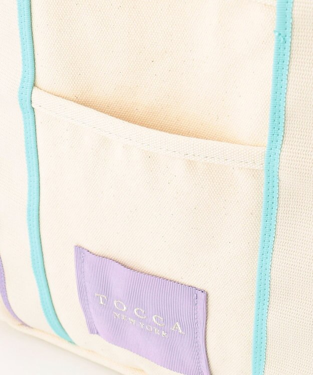 TOCCA 【WEB限定＆一部店舗限定】DANZA CANVASTOTE L キャンバストート L アイボリー系