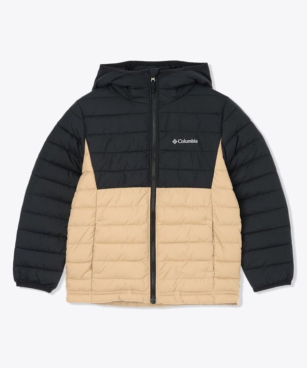 Columbia Columbia/ 【KIDS】パウダーライトII フーデッドジャケット /コロンビア Canoe、 Black