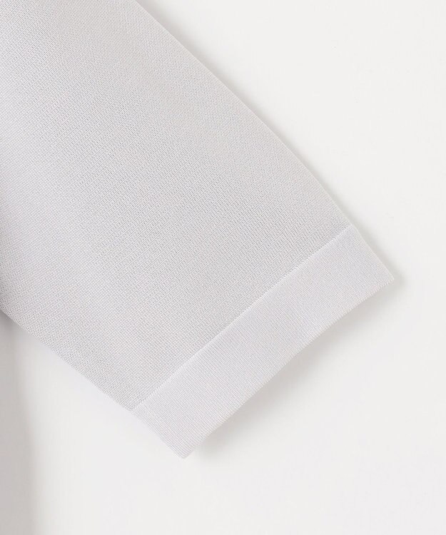 自由区 【XSサイズ～/洗える/セット着用可】シャインハイゲージ プルオーバーニット ライトグレー系