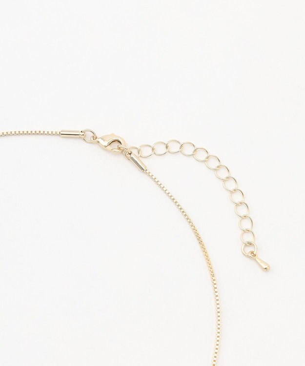 ANY パールリングネックレス ライトゴールド