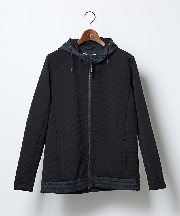 JOSEPH ABBOUD MOUNTAIN 【雑誌掲載/吸湿発熱/保温/ライナードッキング対応】 ミズノコラボBREATH-THERMOパーカー ブラック系