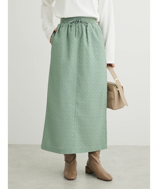 Green Parks ＫＢＦ　キルティングスカート Khaki