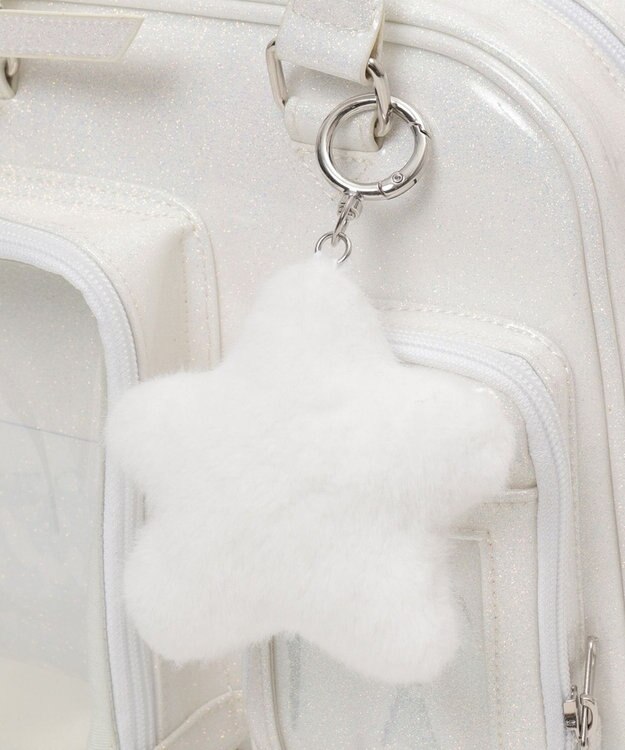 WEGO 【痛バ＆推し活】きらふわティンクルぬい痛ボストンバッグ ホワイト