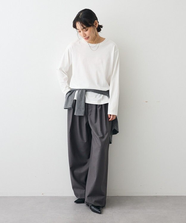 CRAFT STANDARD BOUTIQUE クルーネックロンTEE White