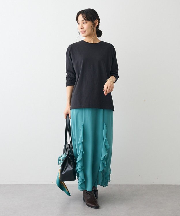 CRAFT STANDARD BOUTIQUE クルーネックロンTEE Black