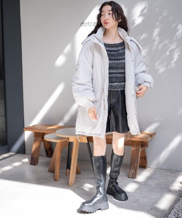 WEGO モンスターパテッドコート ライトグレー