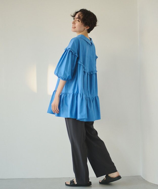 #Newans 【ANSWER for Co-Creation】サークルティアードチュニック ブルー系