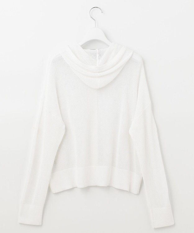 UNFILO 【洗える】メッシュパーカー オフ