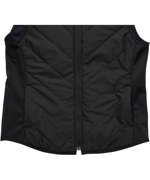 CW-X 【WOMEN】 CW-X レディース ベストジャケット 中綿(前身・後ろ上半身) 保温(本体) ノースリーブ ハイネック スポーツ DWY609 /ワコール ブラック