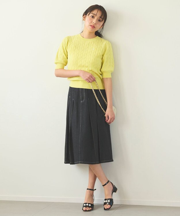 Feroux パールポイント サンダル ブラック系