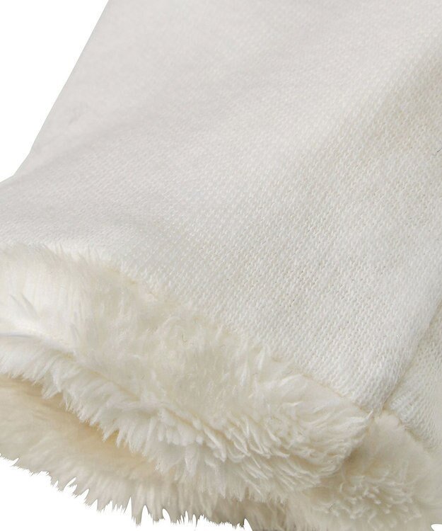 MIKI HOUSE HOT BISCUITS 【ミキハウス】【0-2歳】 マイクロファー ミトン 白×黄