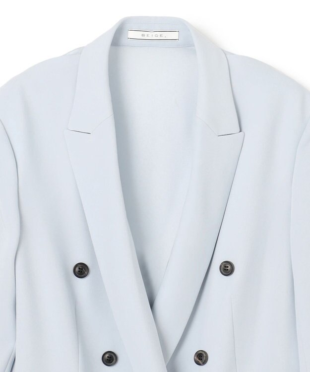 BEIGE， SAMUEL / シアーバックジャケット Sax