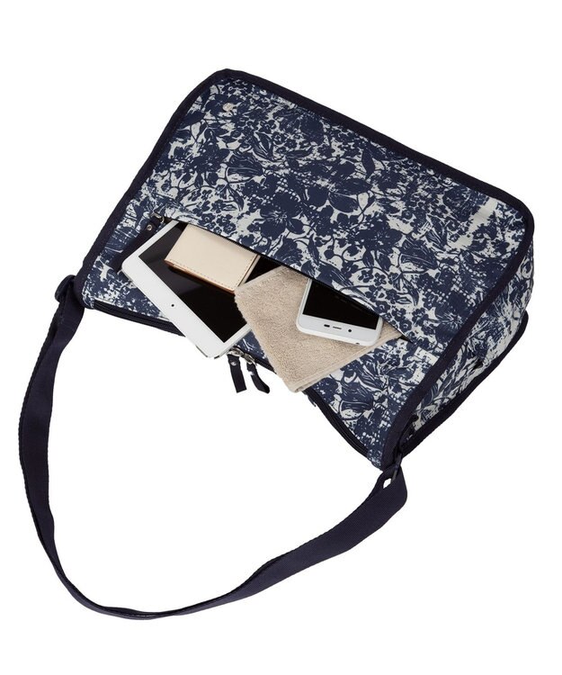 ACE BAGS & LUGGAGE hiromichi nakano フェズリ ショルダーバッグ  17522 ヒロミチナカノ ネイビー（フラワー）