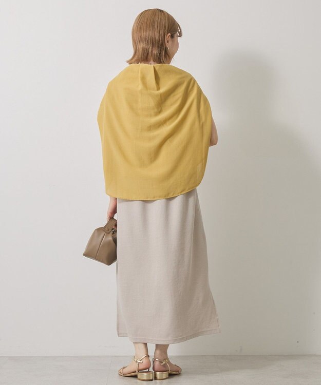 AMERICAN HOLIC ワッフルサイドスリット半袖ワンピース Beige