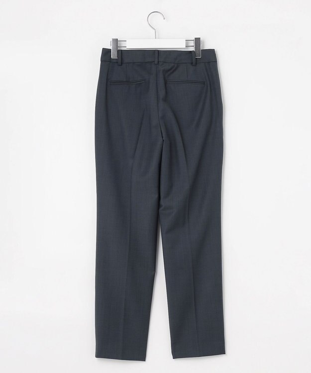 J.PRESS LADIES 【セットアップ対応】BAHARIYE テーパード パンツ ネイビーピンヘッド系