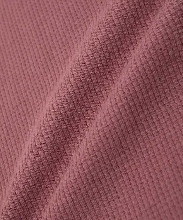 AMERICAN HOLIC ワッフルサイドスリット半袖ワンピース Orange