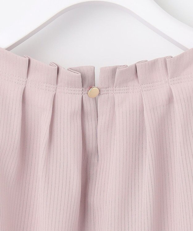 ANY SIS 【美人百花6月号掲載】シアーストライプ ブラウス ピンク